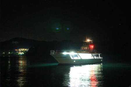 海ホタルクルージング(ナイトクルージング)弓ヶ浜!