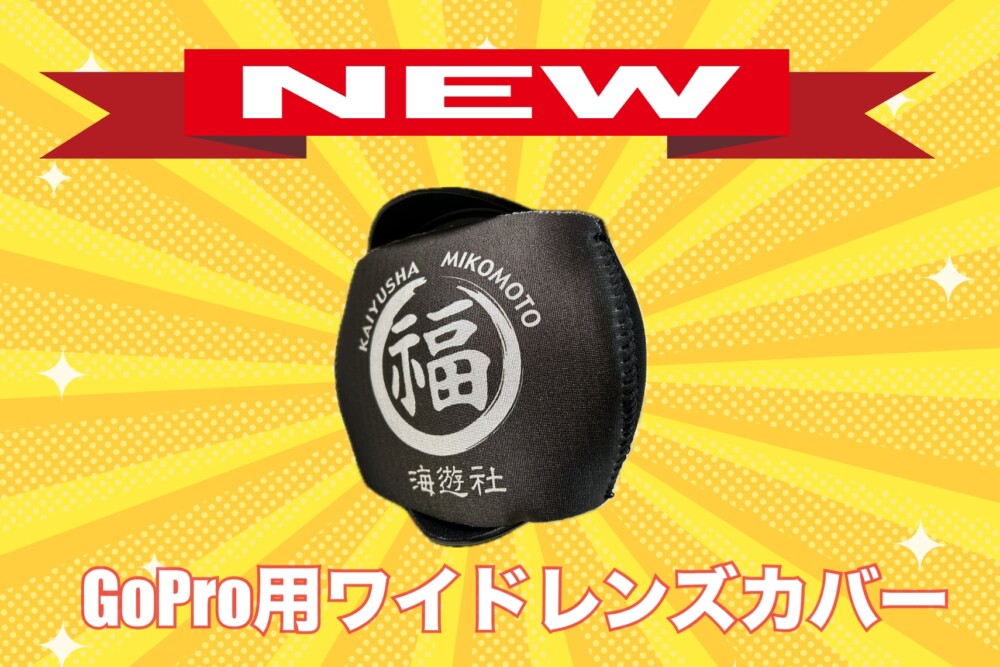オリジナルGoPro用ワイドレンズカバー入荷しました!